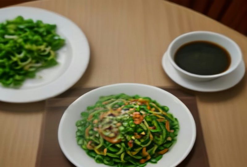 Mushroom & Greens Noodles (Vegetarian) (香菇青菜素面) — Chinese recipe