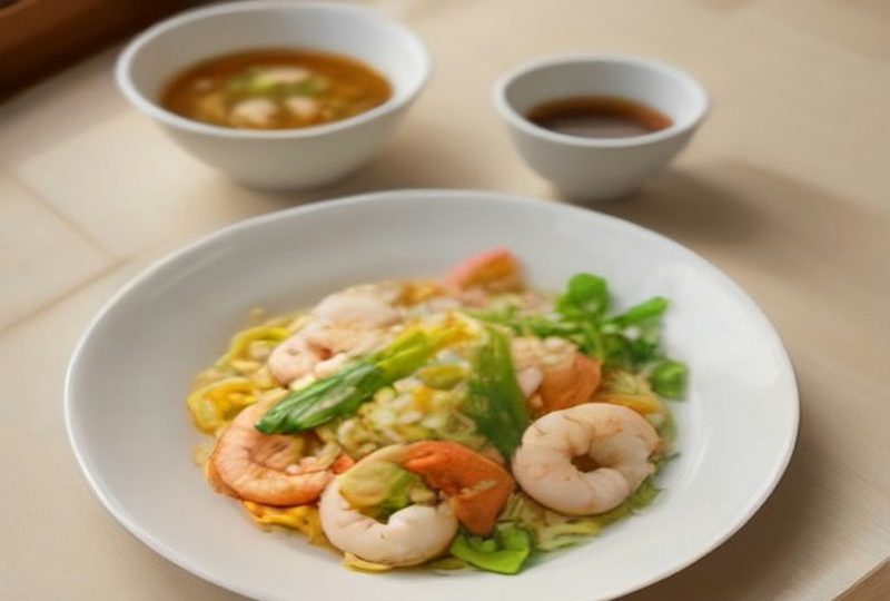 Shrimp & Egg Stir-Fry (Fitness) (虾仁滑蛋（健身版）) — Chinese recipe