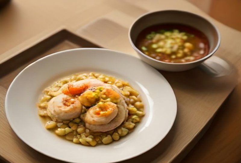 Quick Shrimp and Tofu Simmer (虾仁烧豆腐) — Chinese recipe